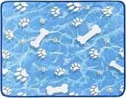 Furtryvl Dog Cooling Mat Leakproof Pet Cool Mat Pet Cooling Mat for Dogs Cooling Pad for Summer Portable Water-Resistant Cat Dog Bed Pets Sleeping Mats