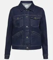 [AG Jeans] AG Jeans x EmRata Jerrie denim jacket AU 10 blue