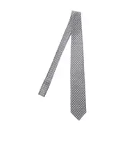 pattern tie One size Gray