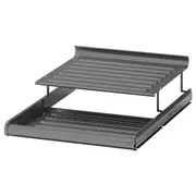 KOMPLEMENT Pull-out shoe shelf, dark grey, 50x58 cm