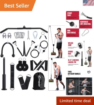 Pulley System Gym, Cable Weight Pulley System for Gym LAT Pulldown, Biceps Cu...