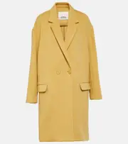 [Isabel Marant] Isabel Marant Efegozi wool-blend coat AU 10 yellow