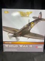 Corgi WWII DIe Cast Model 'Supermarine Spitfire Plane MKVB-W38, JU-H' 1:72