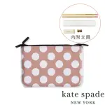 【KATE SPADE】JUMBO DOT 波卡圓點筆袋(內附文具)