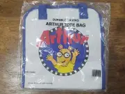 Vintage Arthur Canvas Tote Bag New In Package - PBS Cartoon