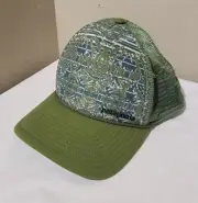 NEW Patagonia Wave Worn Interstate Cap Sprouted Green Trucker Hat Tribal Aztec