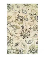 Superior Jacobean Floral Modern Farmhouse Rug