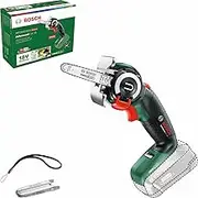 Bosch Home & Garden 18V Cordless Brushless NanoBlade Saw Without Battery, 1 Blade Inc, Pruning and DIY Cuts, Wood, Branches and Plastic, Vibrationless, (AdvancedCut 18V). Made in Europe