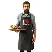 Love Zombies - Funny Novelty Kitchen Adult Apron