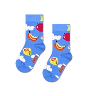 Kids Fruit Socks | Blue Cloudy Crew Socks