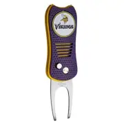 Minnesota Vikings Switchblade Divot Tool with ball marker magnet attach