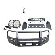 4X4FORCE Premium Armor 3 Loop Bullbar Lights for Volkswagen Amarok 2010-2021