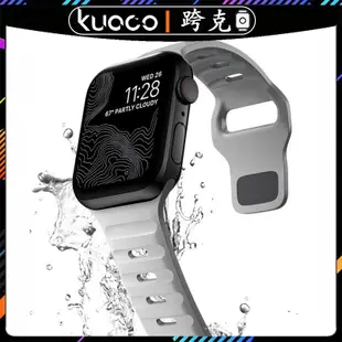 適用Apple Watch Ultra2代韓國SGP錶帶 iWatch1234567SE89代單色腕帶 蘋果矽膠運動錶帶