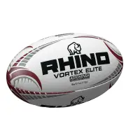 Rhino Vortex Elite Rugby Ball (White) - RD1454