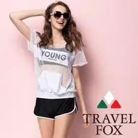 在飛比找森森購物網優惠-夏之戀TRAVEL FOX大女外搭罩衫C20724