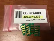 4 x Toner Chip (2236 - 2235) for Xerox Phaser 6600, WorkCentre 6605 Refill