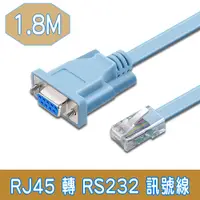 在飛比找樂天市場購物網優惠-RJ45轉RS232 9母轉接扁線/Console控制線 1