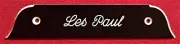 Gibson SG Guitar Tenon Cover Plate - Les Paul - 2 ply Black/White