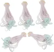 HOODANCOS Handmade Doll Wig Accessories 5pcs Synthetic Curly Wigs for Chucky OMG Dolls Diverse Styles for Boys and Girls