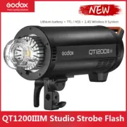 US Godox QT1200IIIM Studio Strobe Flash Light 1200Ws HSS 2.4G Wireless X System