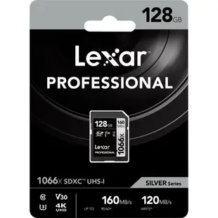 Lexar 雷克沙 Professional 128G SDXC UHS-I 1066x Silver系列 公司貨