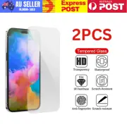 2X Tempered Glass Screen Protector For iPhone 11 12 13 14 15 16 Pro Max XR PLUS