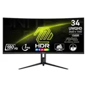 MSI MAG 342CQR E2 UWQHD 180Hz HDR VA Curved 34in Monitor