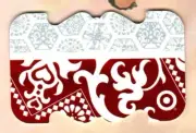 TARGET Lacy Snowflakes ( 2009 ) Die-Cut Gift Card ( $0 )