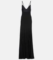 [Jacquemus] Jacquemus Spallina jersey gown UK 6 black