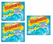 3-PK STARBURST SUGAR FREE BLUE RASPBERRY GELATIN, 0.65OZ e/a