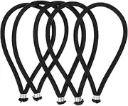 SUPVOX 5Pcs Bungee Cords for Outdoor Use Elastic Straps for Tent Fixing Tarp Tie Down and Secure Fastening Lightweight Easy to Carry Thickness