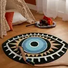 Eye Shaped Bath Mat Carpet Floor Carpet Home Decoration Kitchen Mat Bedroom