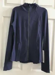 New Lululemon Hooded Define Jacket *Nulu Size 6 Night Sea Color-LW4BQYS NISE