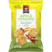 Quaker Rice Crisps Apple Cinnamon 3.52 Ounce Pack of 6