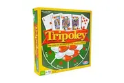 Tripoley Deluxe Board Game, Family Favorite Game, Combination of Michigan Rummy, Hearts and Poker, Perfect for Family Game Night, For Ages 8 and up