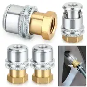 4 Pcs Lock on Air Chuck 1/4" FNPT Female Heavy Duty For Inflator Nozzle Adapter