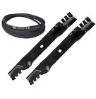 Mulching Blades & Belt Kit for Husqvarna Ride on Mowers 532 17 48 83 531300767