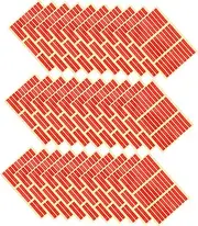 Luxshiny Nail Adhesive Tapes 10 Pcs Double Sided Nail Adhesive Stickers Traceless for Manicure Supplies