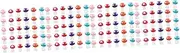GANAZONO 4sets Mini Mushroom Statues Resin Craft Bonsai Resin Craft Micro Landscape Decor 40pcs*4