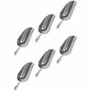 Aluminum Measuring Scoops Bakeware, Candy Scoop, Pet Food Utensil (6 PC, 58 Oz)