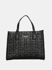 GUESS Women's Black Silvana Tote Bag