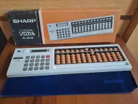 在飛比找Yahoo奇摩拍賣-7-11運費0元優惠優惠-☻解憂雜貨店☻ 日本昭和年代物 1979年 SHARP 算盤