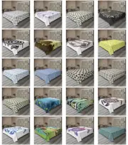 Ambesonne Turtle Print Flat Sheet Top Sheet Decorative Bedding 6 Sizes