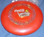 1996 COCA~COLA INCREDIBLE SUMMER LIGHT UP FRISBEE APPEARS NEW TAKES A 9 VOLT BAT