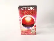 VHS TDK E-180HSEN VINTAGE TAPE VHS NEW