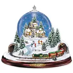 Thomas Kinkade 'Journey Home For The Holidays' Snowglobe