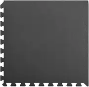 Generic Floor Mats 12 pcs 4.32 m虏 EVA Foam Black,92462