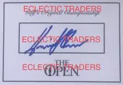 Henrik Stenson SIGNED Open Championship Winner Card. Golf Masters PGA. LIV Tiger