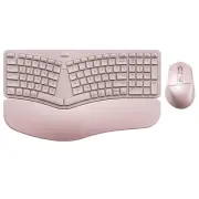 Advanced Ergonomic Wireless Keyboard and Mouse Combo, Comfortable Natural Typ...