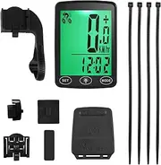 Bike Computer with Backlight ycle ometer Odometer Calorie Counter and Temperature Display